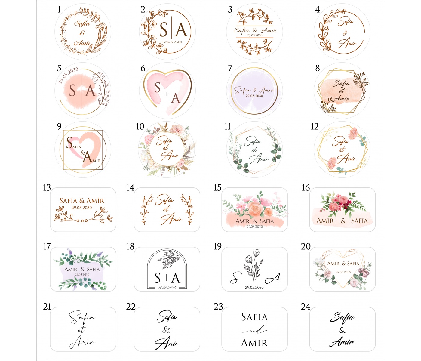 Stickers chocolat