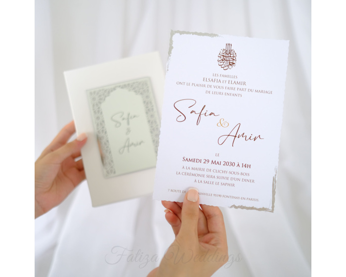 faire part mariage boite orientale