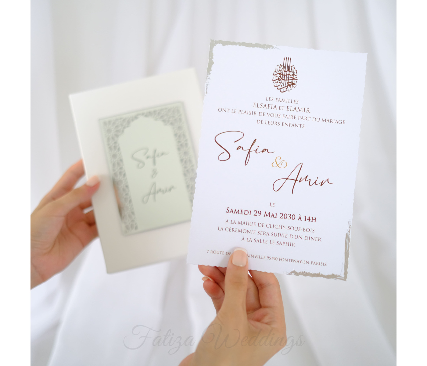 faire part mariage boite orientale