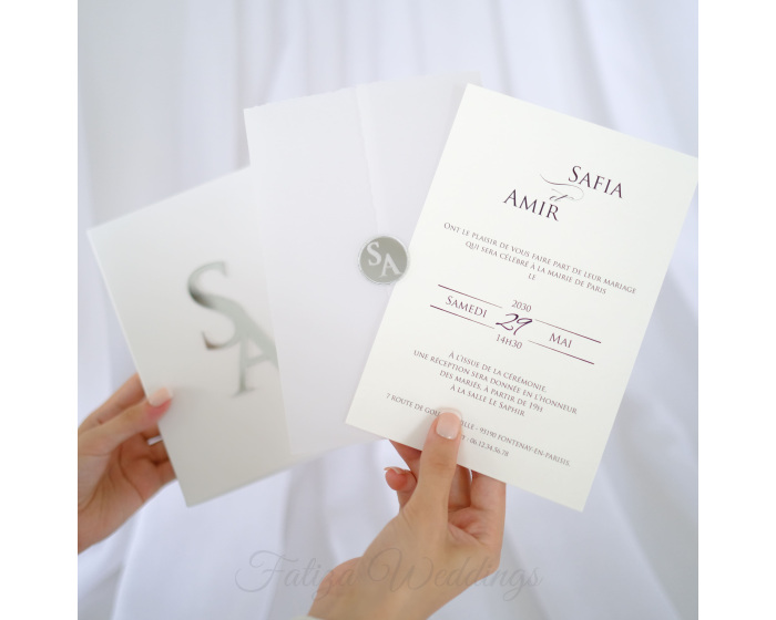 faire part boite initiale 6