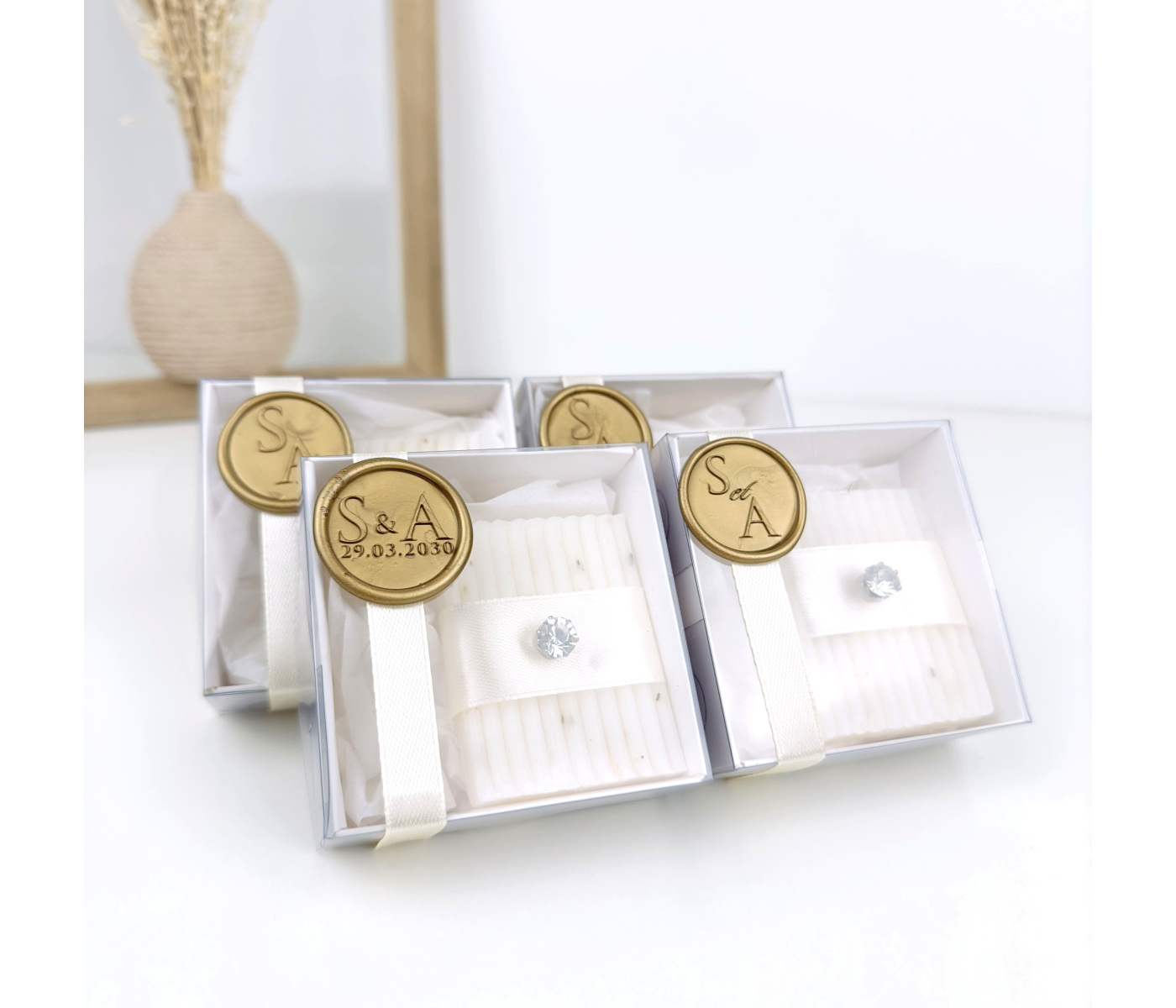 Cadeau invité savon avec strass Cadeau invité savon avec strass