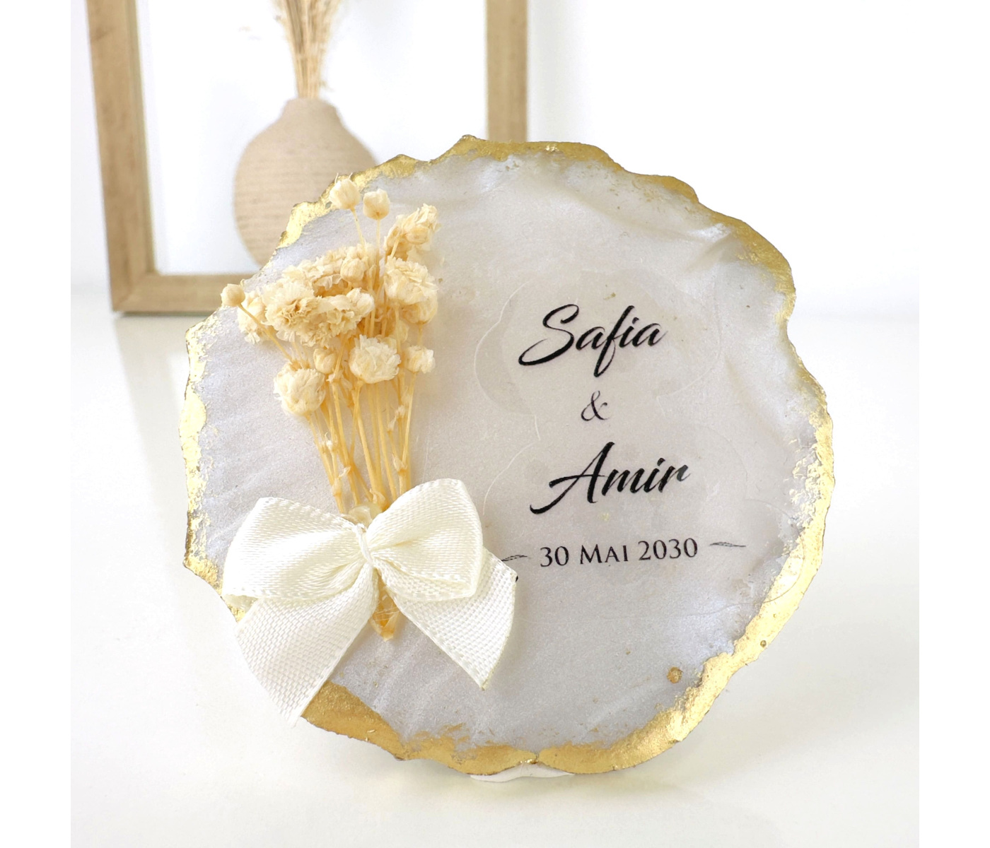 Cadeau invité magnet epoxy champêtre Cadeau invité magnet epoxy champêtre