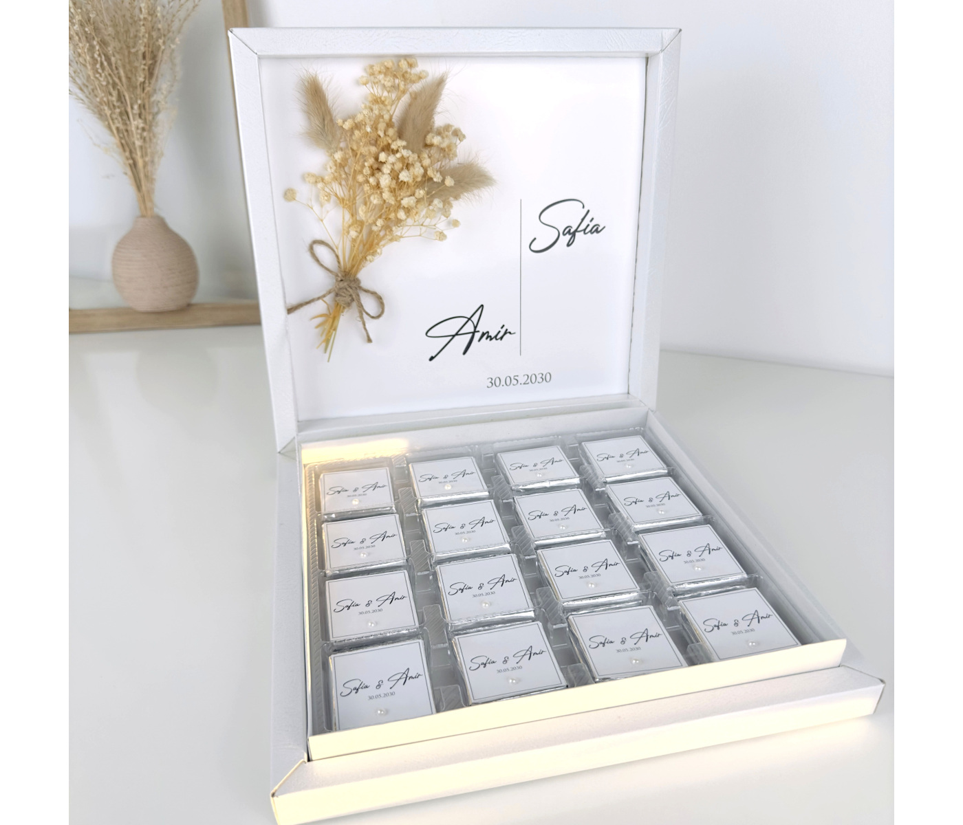 Coffret chocolat invité Coffret chocolat invité