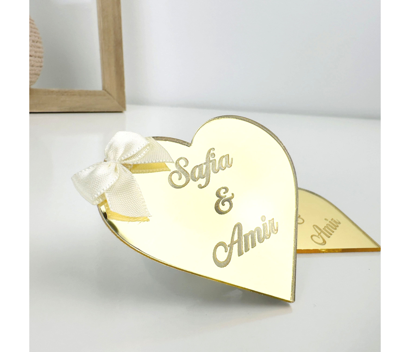 Cadeau invité magnet cœur Cadeau invité magnet cœur
