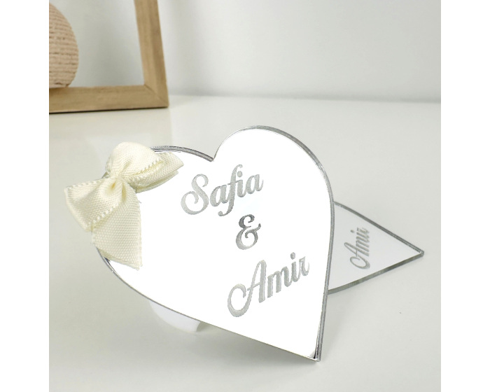 Cadeau invité magnet cœur