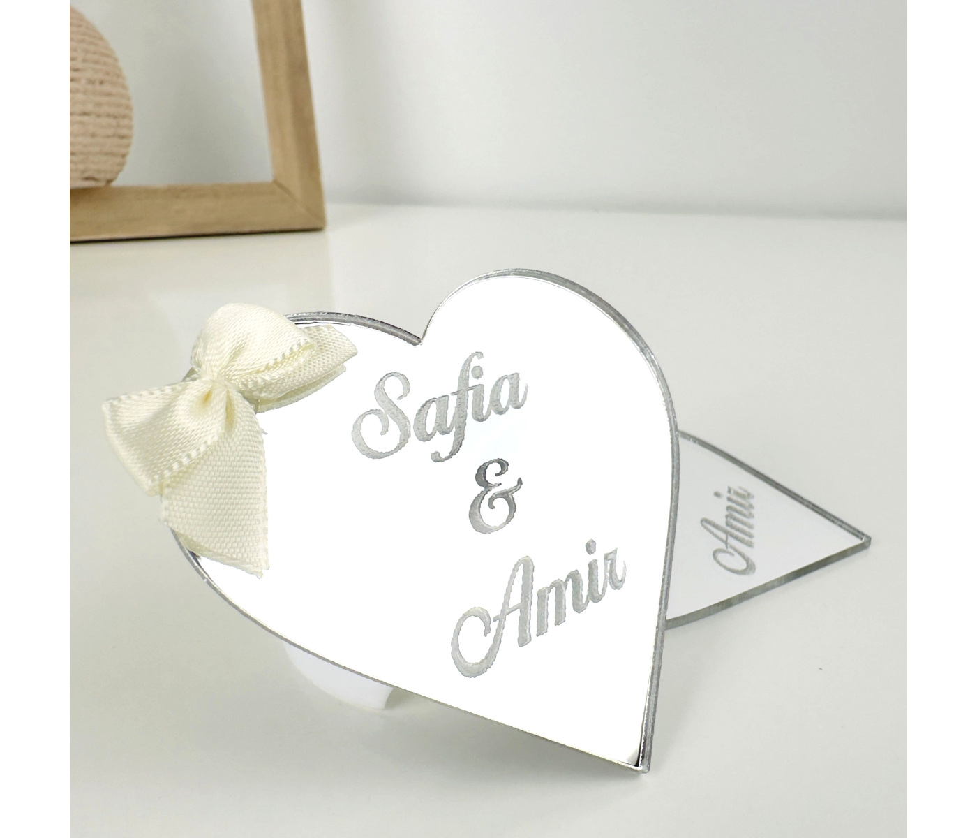 Cadeau invité magnet cœur