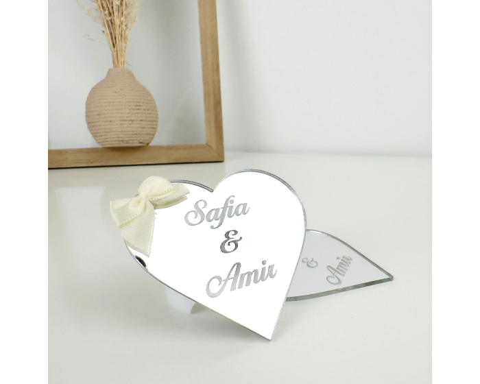 Cadeau invité magnet cœur