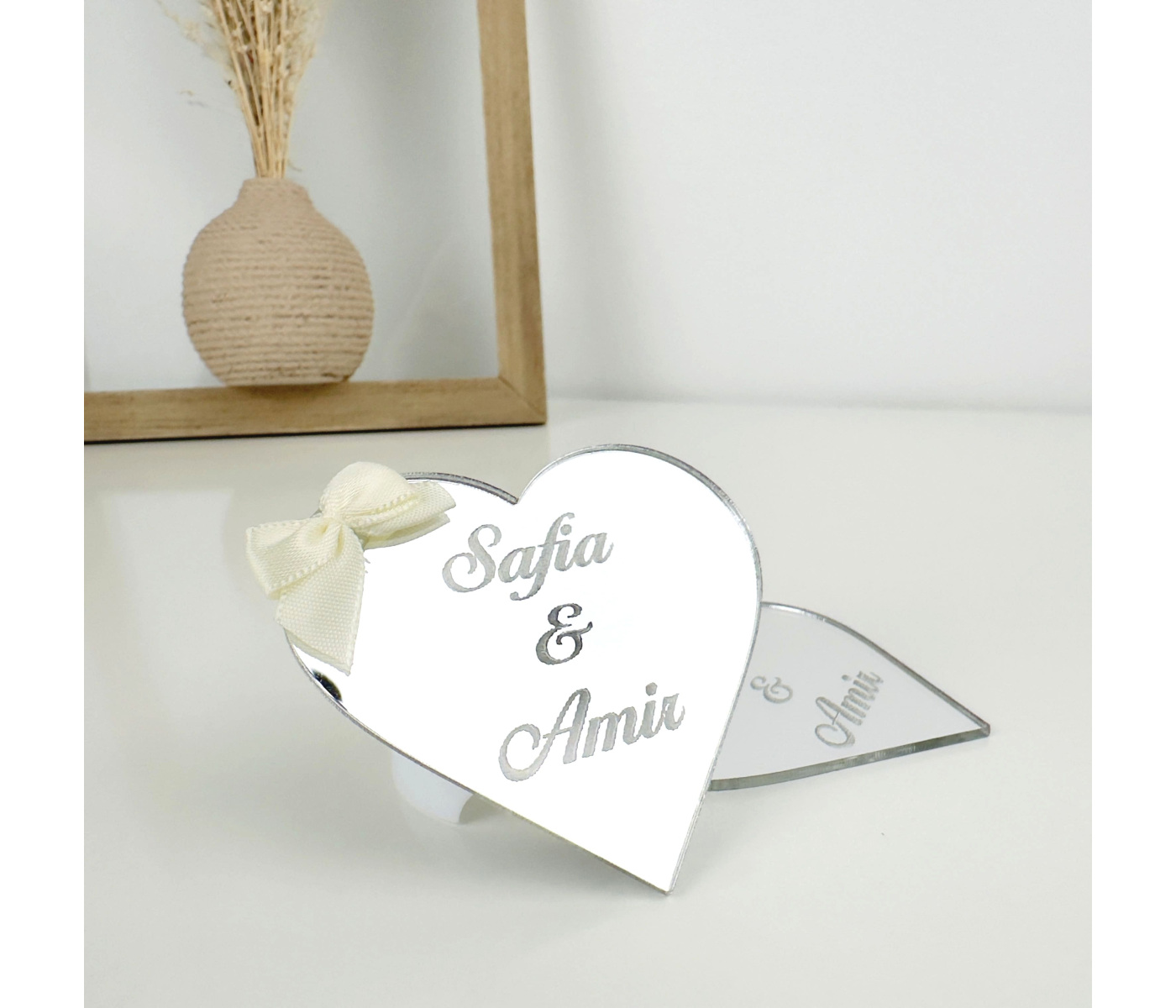 Cadeau invité magnet cœur