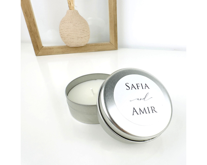 Bougie cadeau-invité mariage