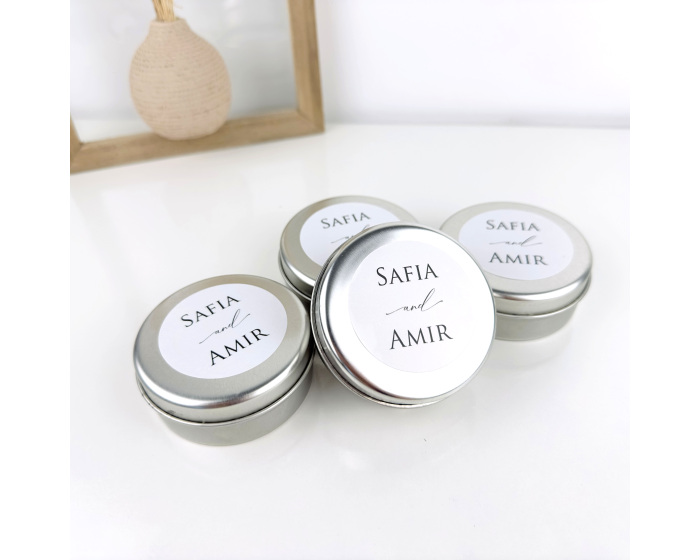 Cadeau invité bougie personnalisé
