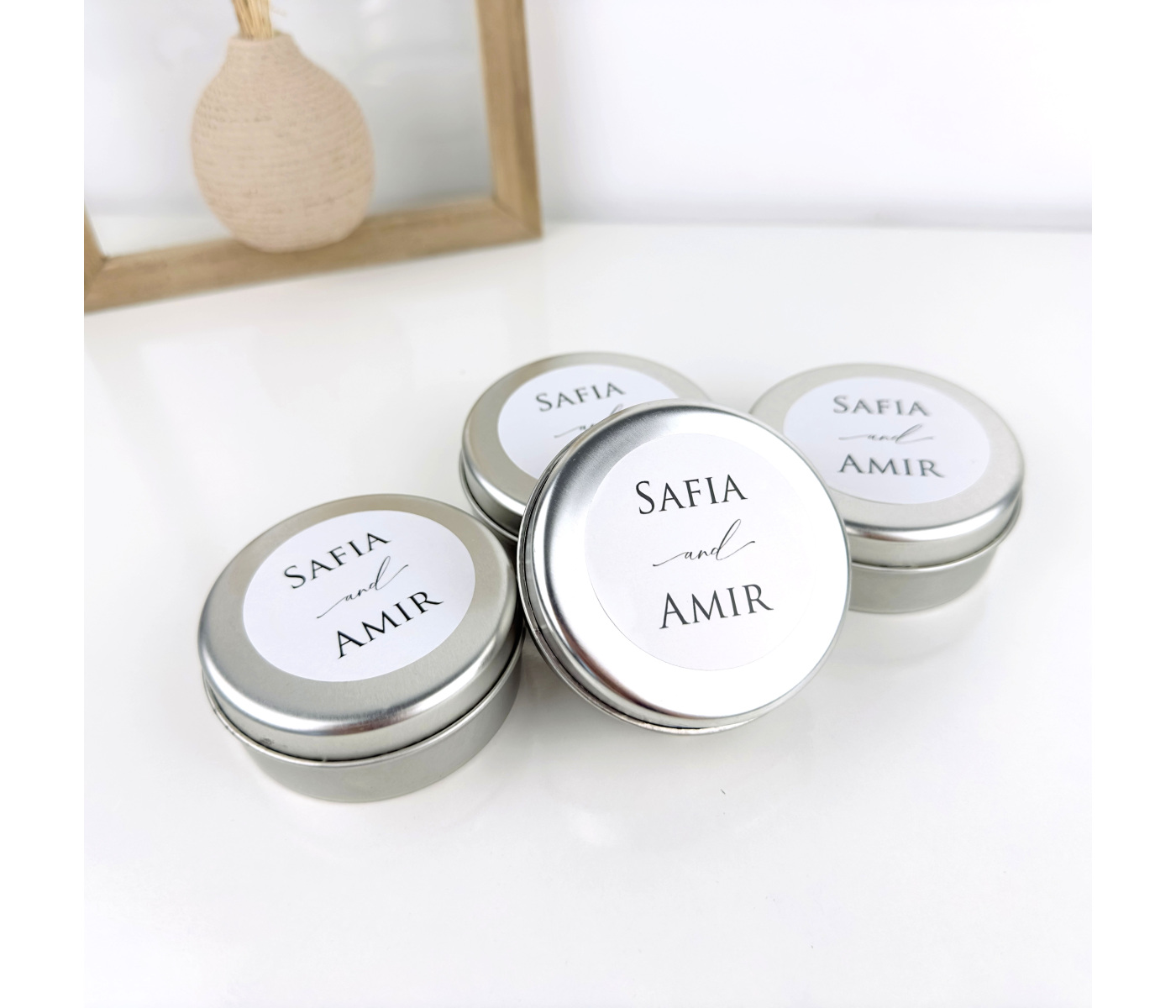 Cadeau invité bougie personnalisé