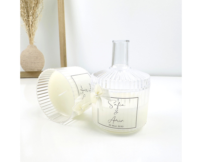 Cadeau invité bougie