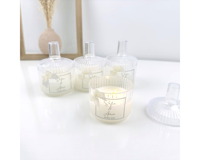 Cadeau invité mariage bougie