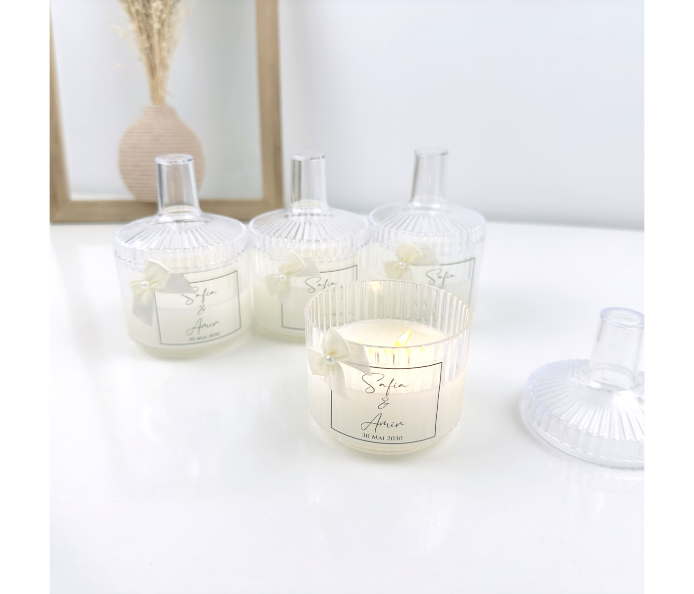 Cadeau invité mariage bougie