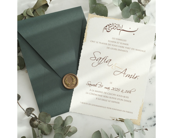 faire part enveloppe impériale