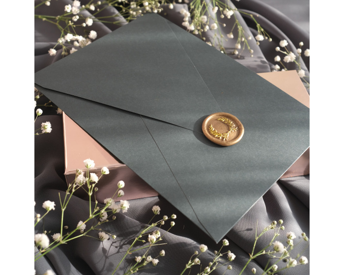 faire part enveloppe verte