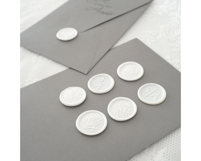 faire part enveloppe marbre