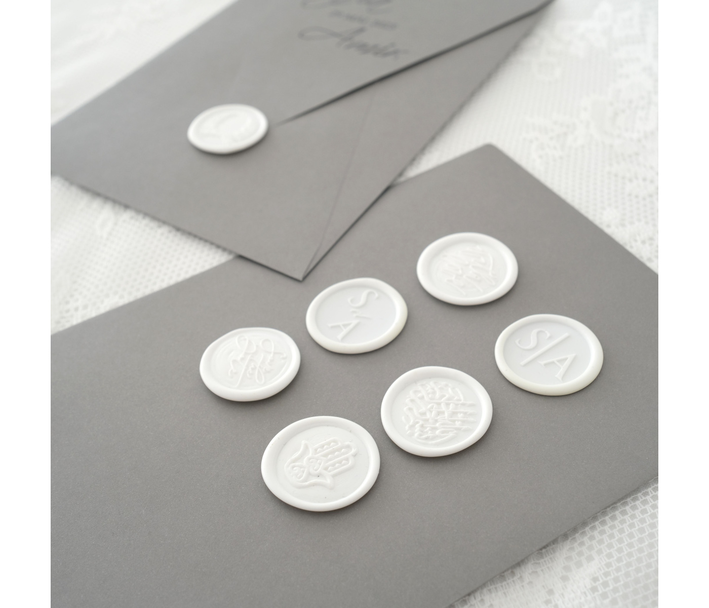 faire part enveloppe marbre