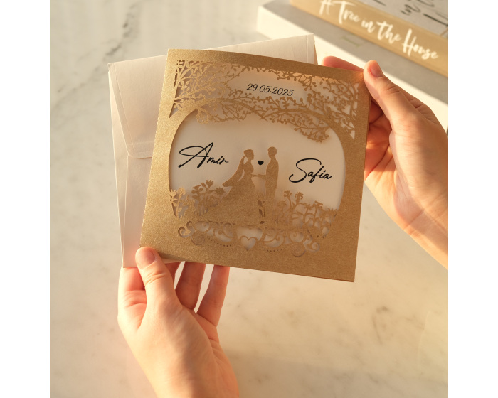 faire part champêtre mariage
