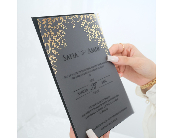 Carte invitation mariage