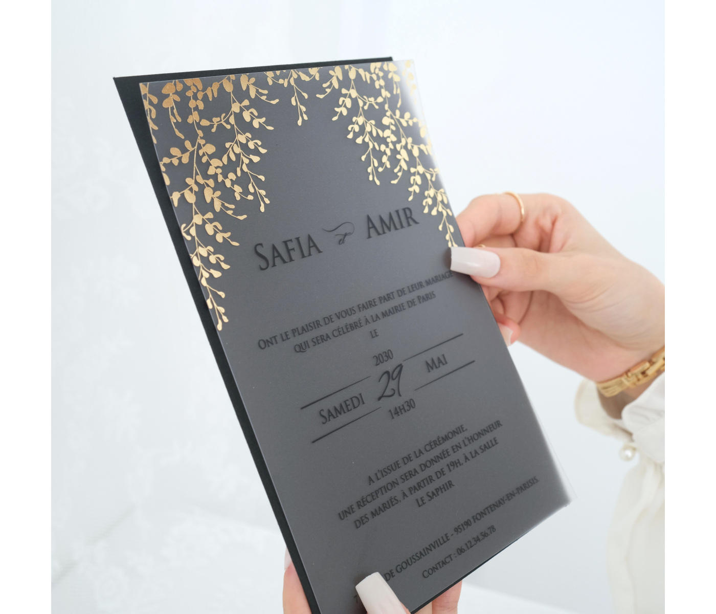 Carte invitation mariage