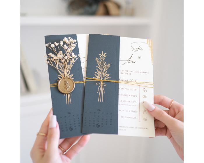 Faire Part Fleurs d'Été