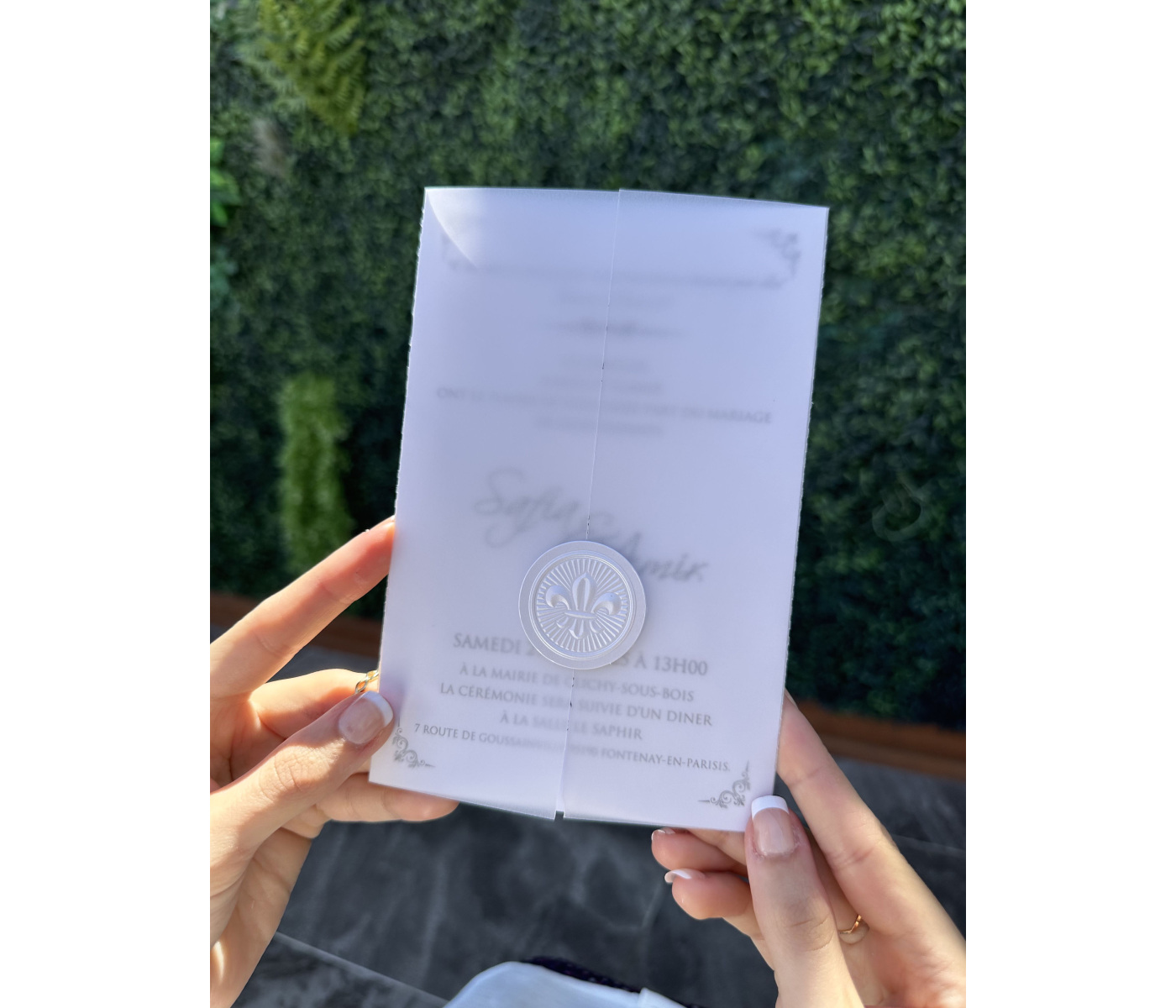 Faire Part Invitation Transparente Faire Part Invitation Transparente