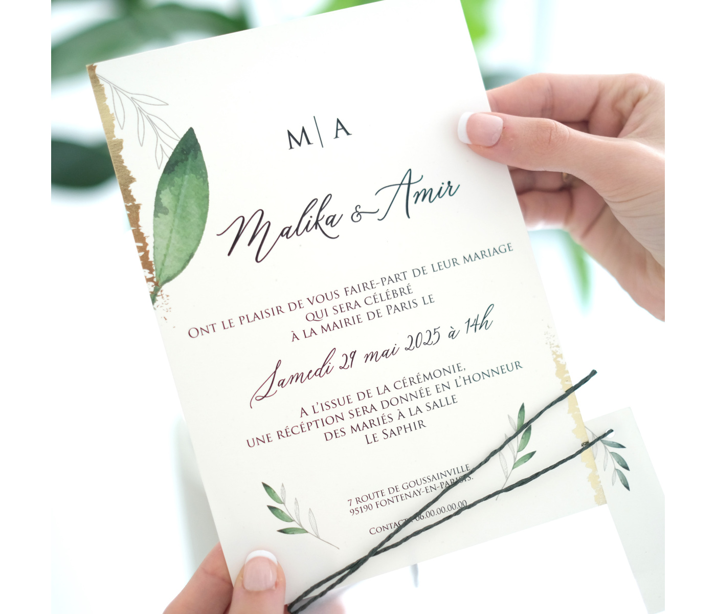 Faire part mariage Faire part mariage