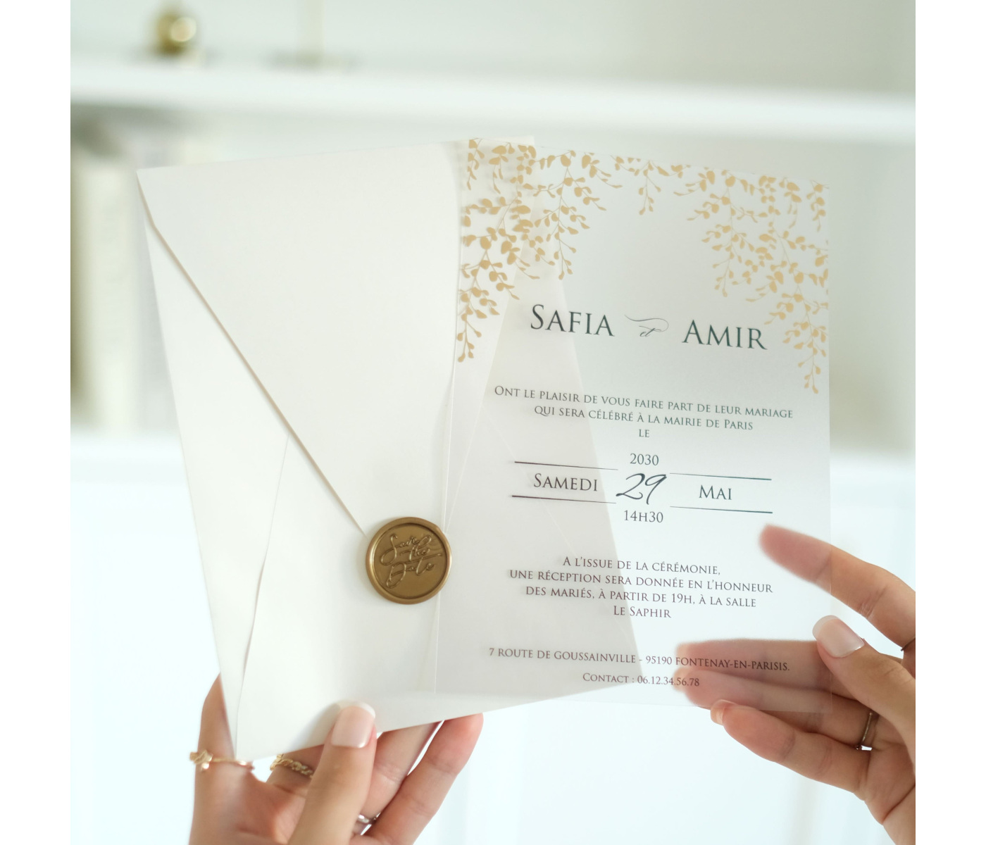 Carte invitation mariage plexiglas Carte invitation mariage plexiglas