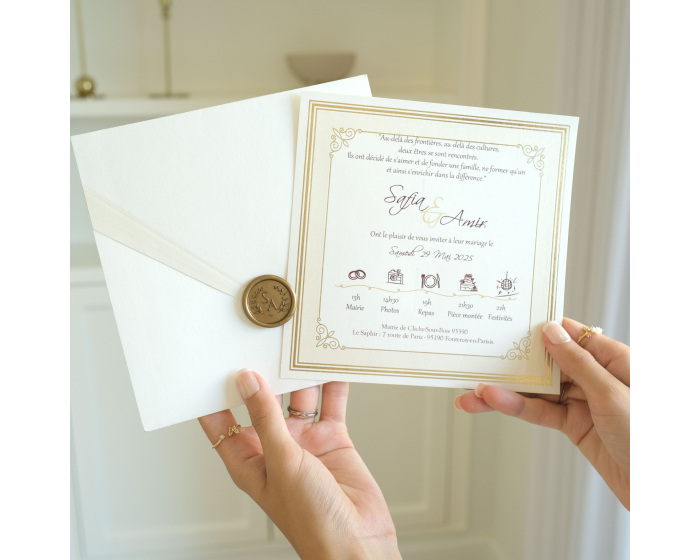 Faire Part Mariage Chic
