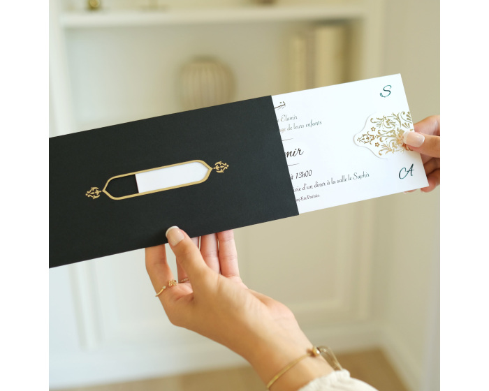 faire part enveloppe noire