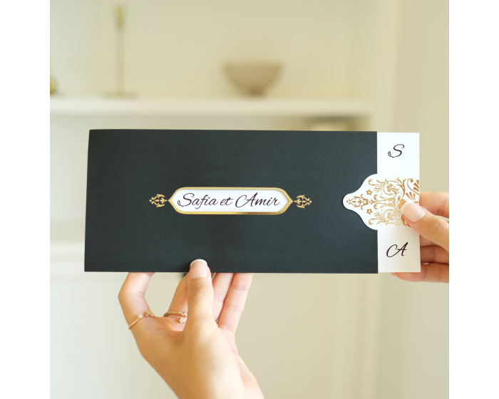 faire part enveloppe noire