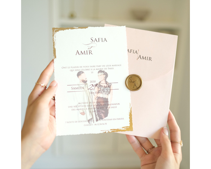 Faire part mariage avec photo