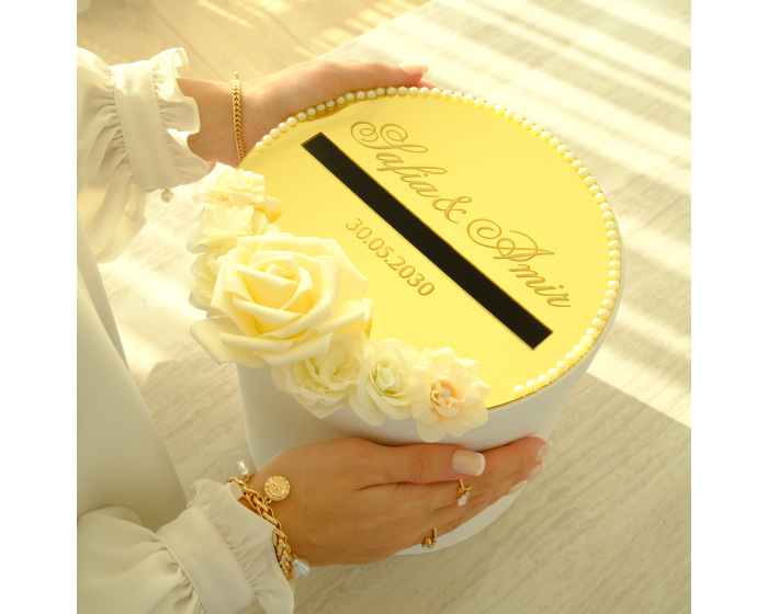 Urne mariage champêtre