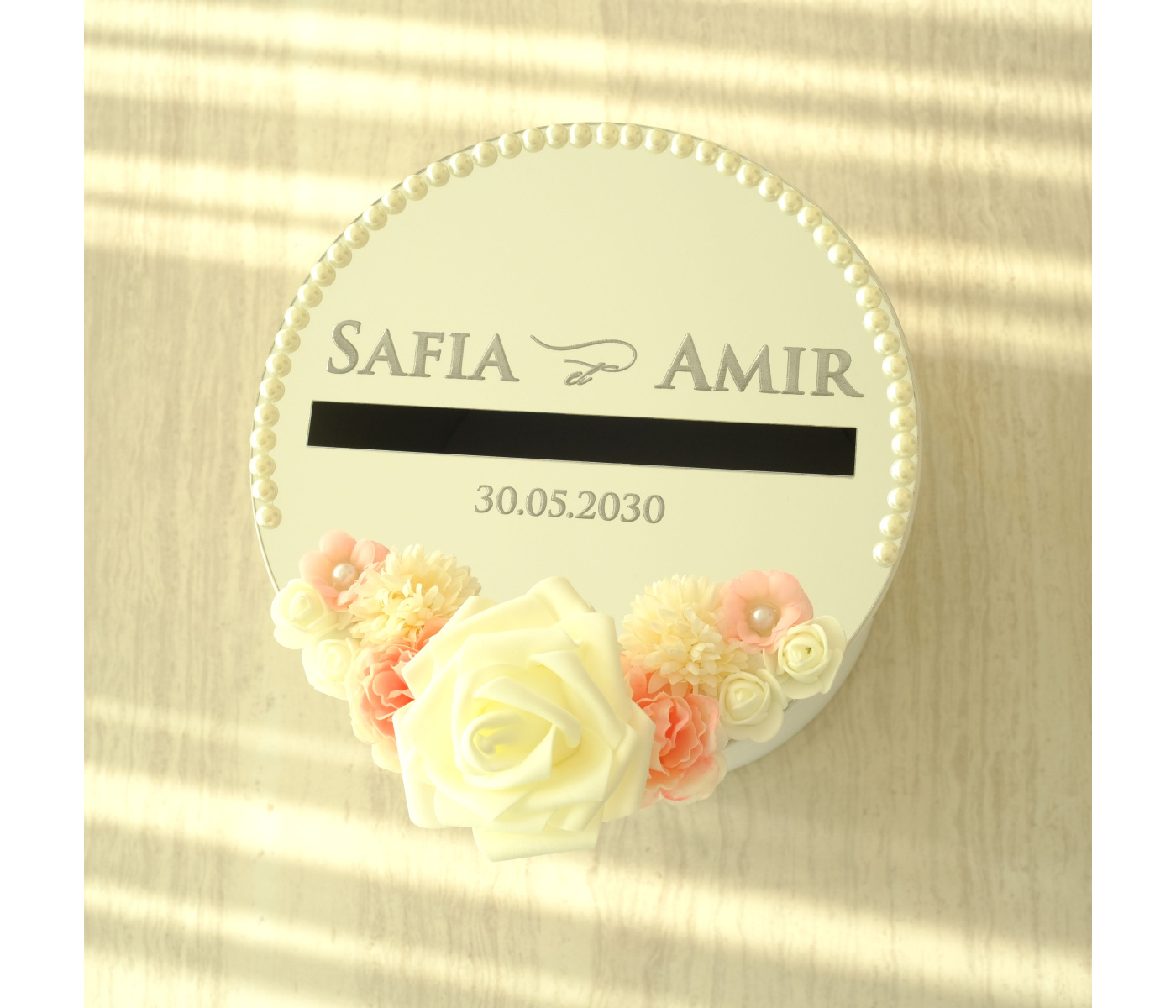 Urne mariage champêtre