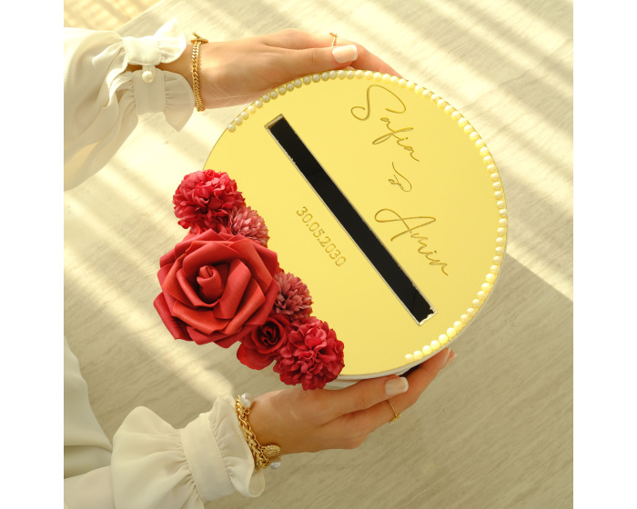 Urne mariage chic