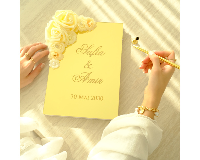 Livre d'or mariage original