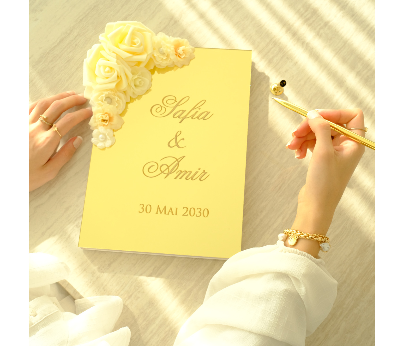 Livre d'or mariage original