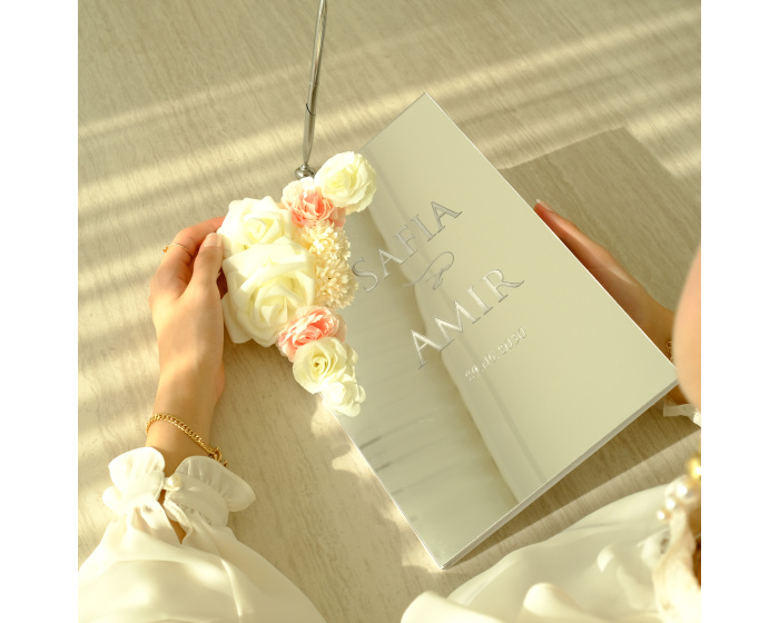 Livre d'or mariage champêtre