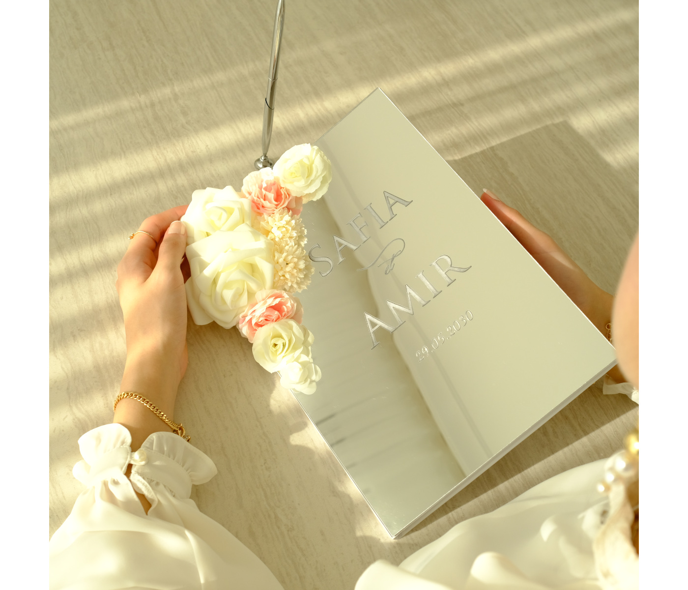 Livre d'or mariage champêtre