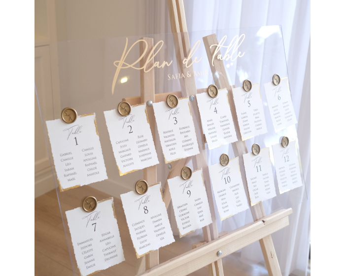 Plan de table mariage XL