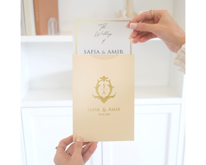 Faire part mariage plexi