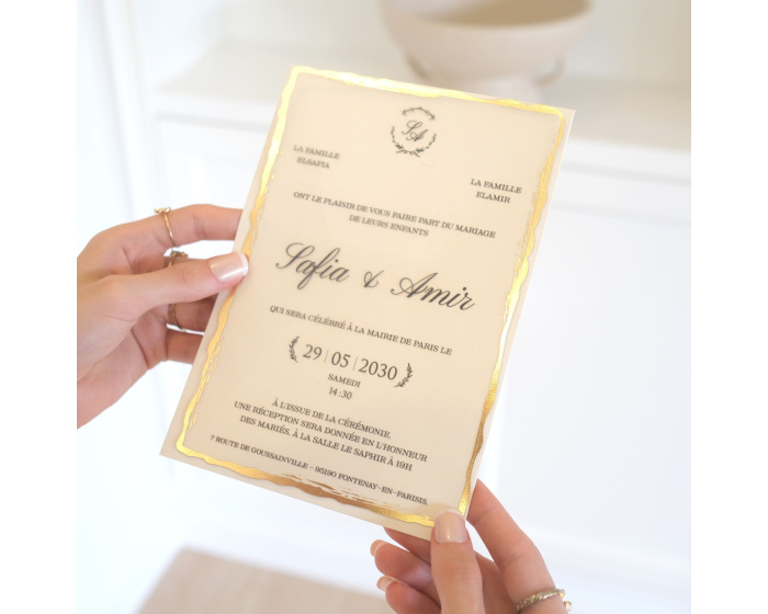 Faire part mariage