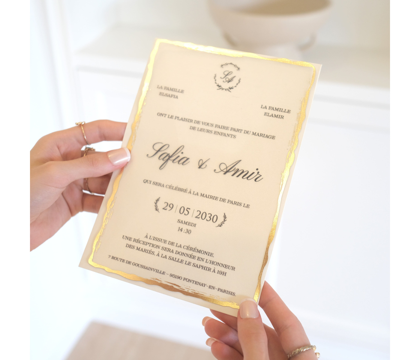 Faire part mariage