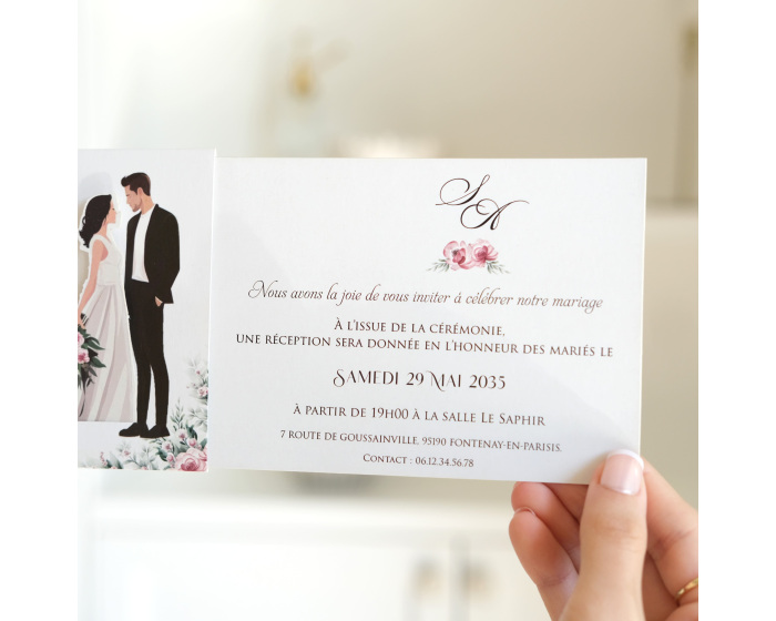 Faire-part mariage original