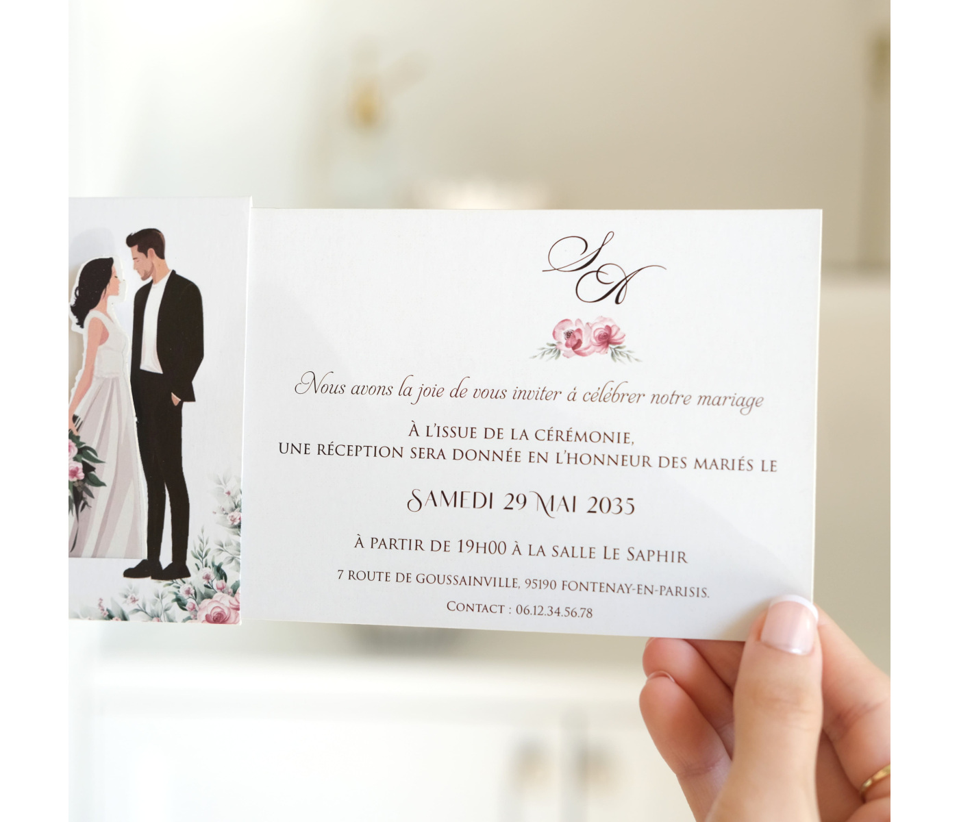 Faire-part mariage original
