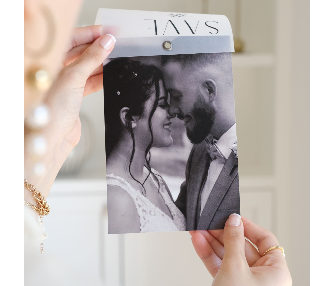Save the date couple photo