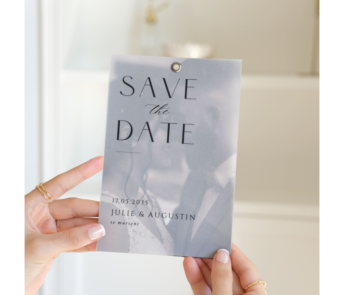 Save the date mariage