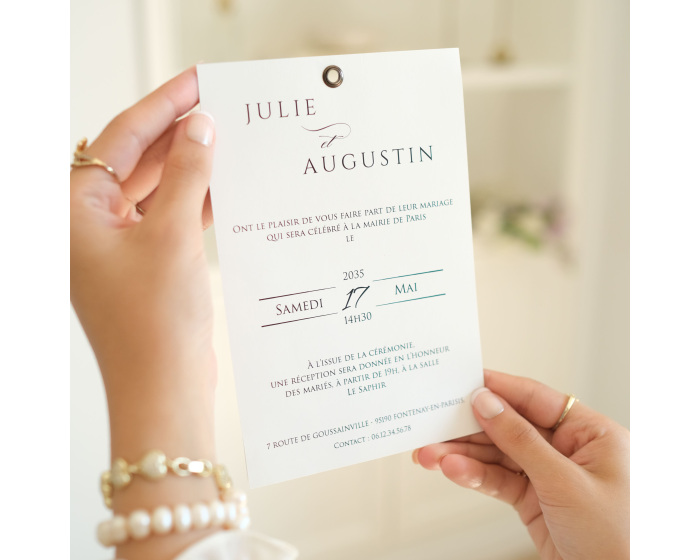 Save the date mariage