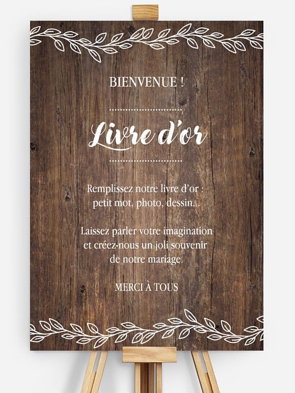 Livre d'or mariage